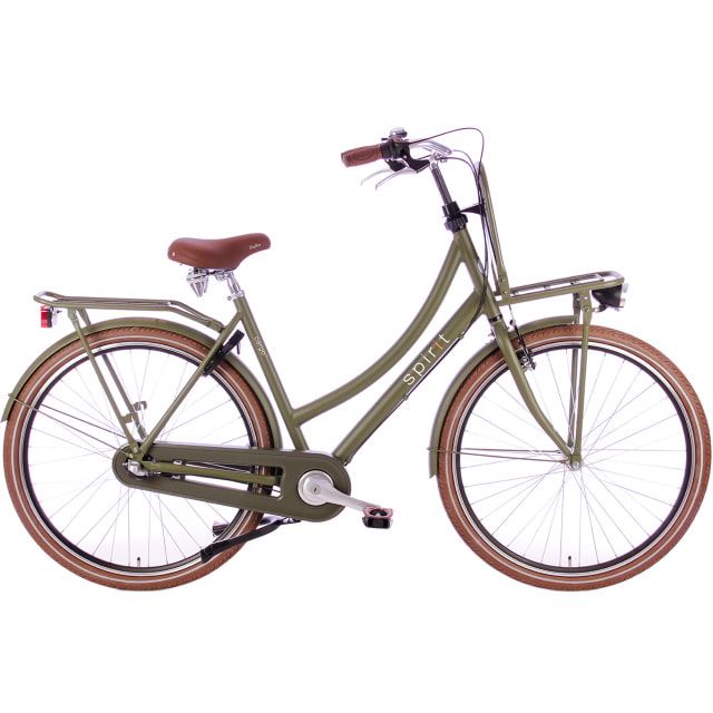Spirit Cargo Plus Alu N3 Damesfiets 28 inch 55 cm Mat Groen