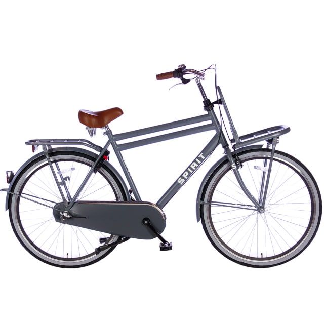 Spirit Cargo Plus N3 Herenfiets 28 inch 58 cm Mat Grijs