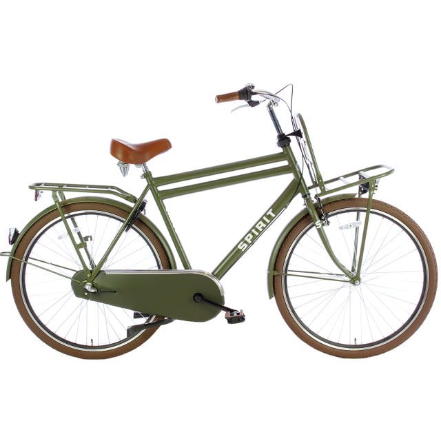 Spirit Cargo Plus N3 Herenfiets 28 inch 50 cm Mat Groen