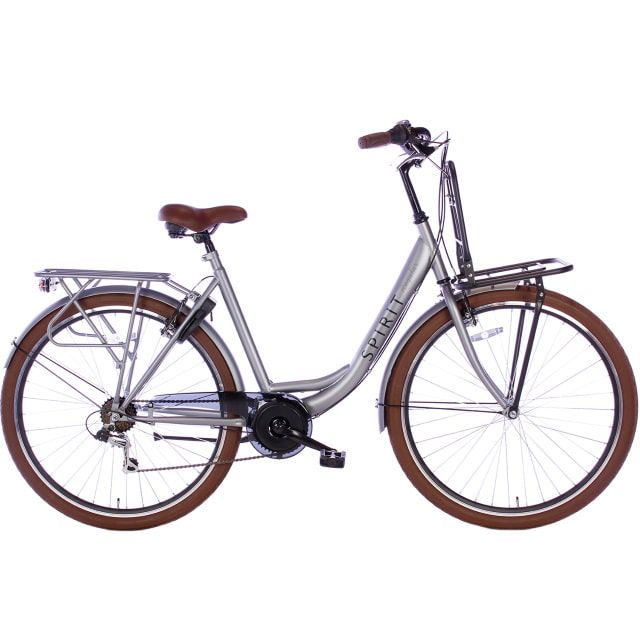 Spirit Regular Plus Lady 7 Speed 28 inch 53 cm Mat Grijs
