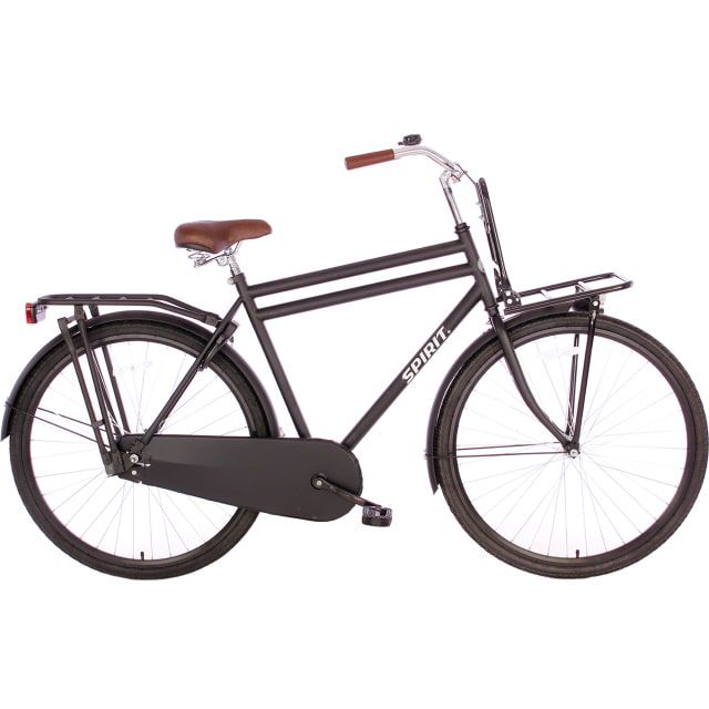 Spirit Retro Plus Herenfiets 28 inch 58 cm Mat Zwart