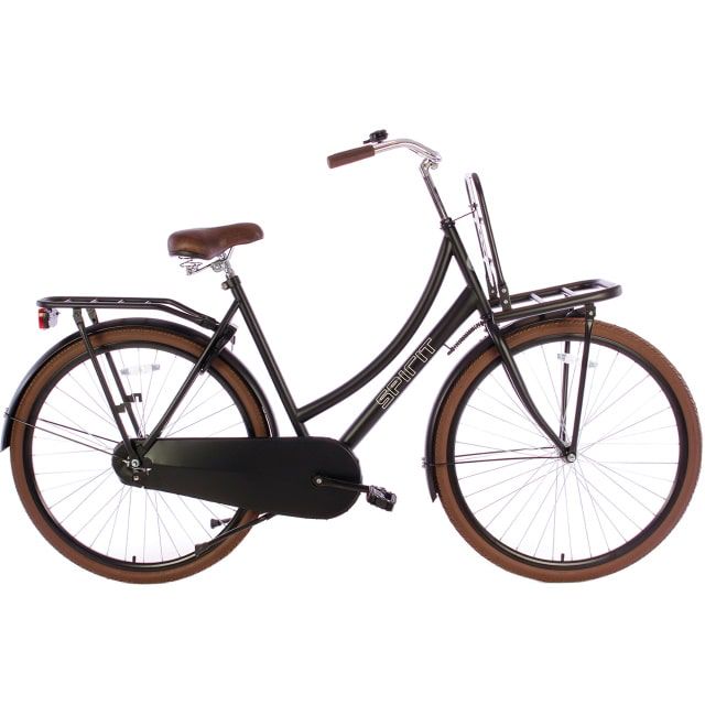 Spirit Transporter Damesfiets 28 inch 50 cm Mat Zwart