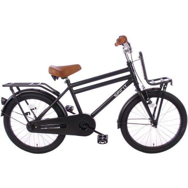 Spirit Urban Jongensfiets 18 inch Mat Zwart