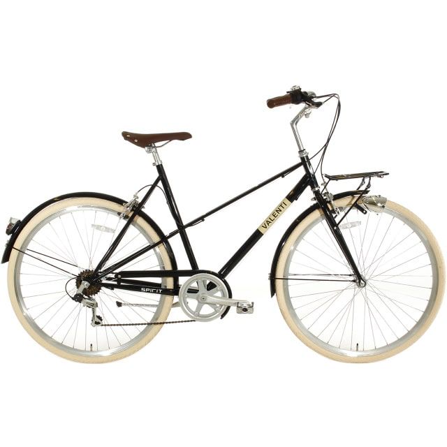 Spirit Valenti 6 Speed Damesfiets 28 inch 50 cm Zwart