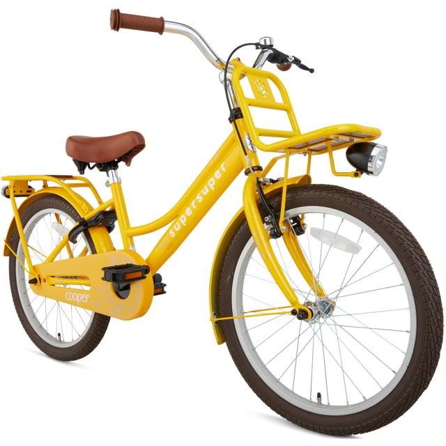 Supersuper Cooper Bamboo 20 inch Geel Meisjesfiets.1