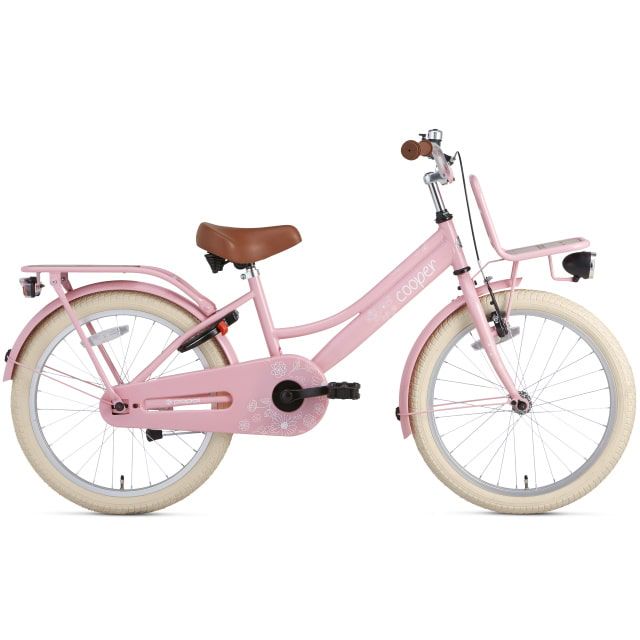 Supersuper Cooper Bamboo 20 inch Roze Meisjesfiets