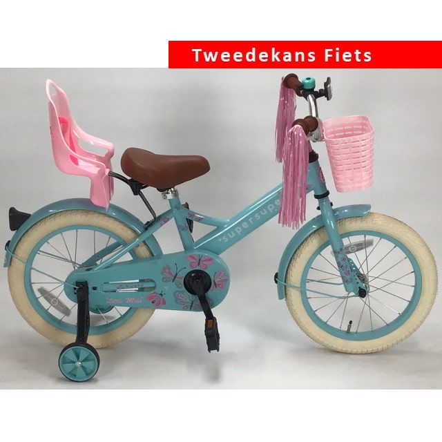 Supersuper Little Miss 16 inch Turquoise Tweede Kans