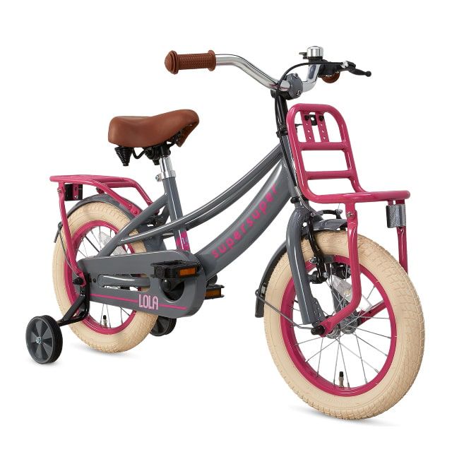 Supersuper Lola 14 inch Grijs Roze
