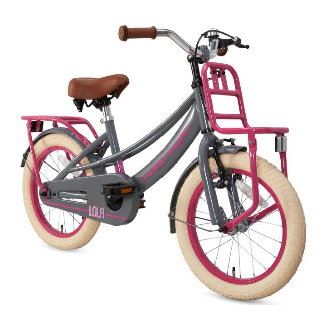 Supersuper Lola 16 inch Grijs Roze