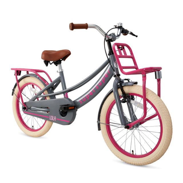 Supersuper Lola 18 inch Grijs Roze