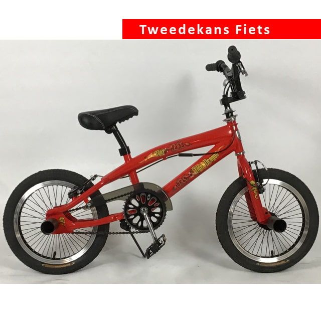 Troy BMX Crossfiets Freestyle 16 inch Rood Tweede Kans