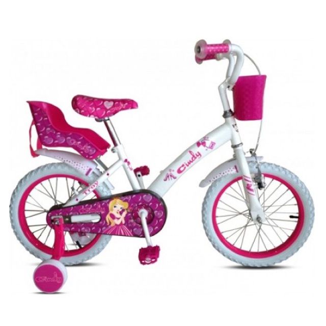Troy Cindy 16 inch White Pink