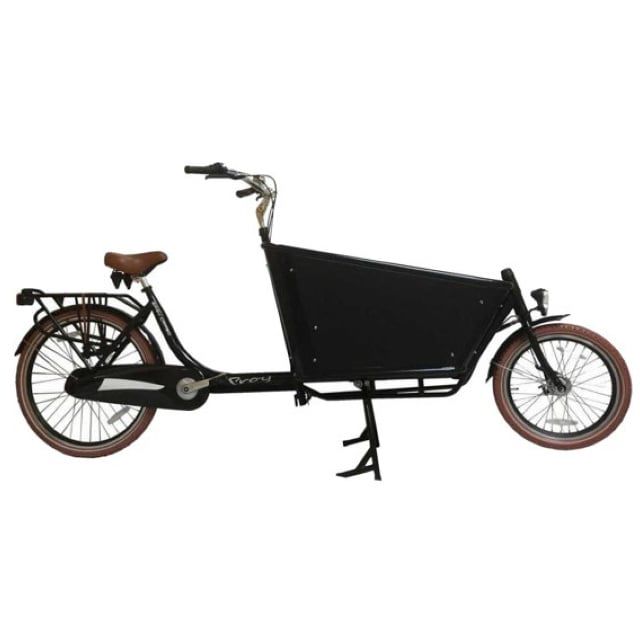 Troy Easy Cargo Bakfiets 3 Versnellingen Zwart