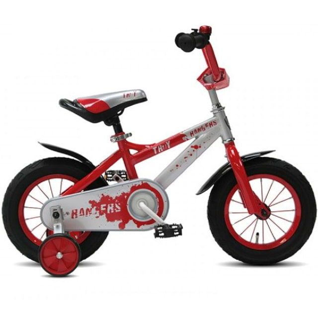 Troy Ranger 12 inch Jongensfiets Silver Red