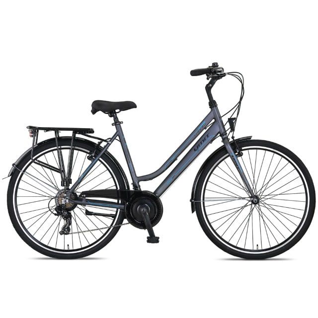Umit Velo City Dames 21SP 28 inch 53 cm Grijs Turquoise