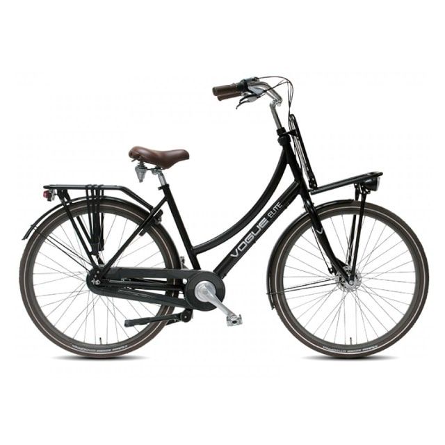 Vogue Elite RB 3 Versnellingen 28 inch Mat Zwart