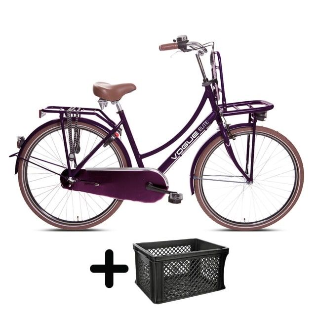Vogue Elite Dames 3 Versnellingen 28 inch Purple KRAT