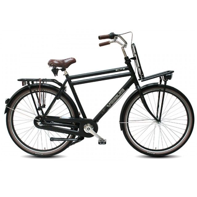 Vogue Elite Heren 7 Versnellingen 28 inch Matt Black