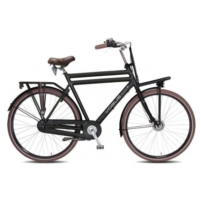 Vogue Elite RB Heren 3 Versnellingen 28 inch Mat Zwart
