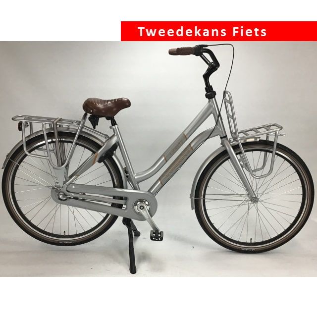 Vogue Liberty N3 Damesfiets 28 inch 50 cm Zilver Tweede Kans
