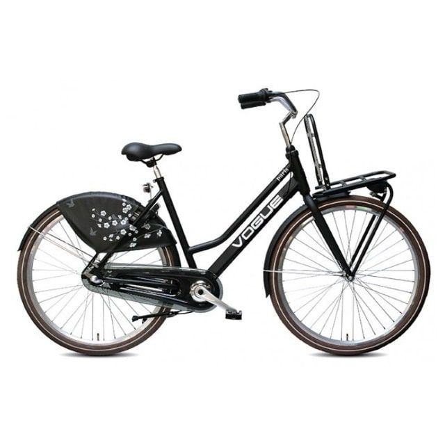 Vogue Paris 3 Versnellingen 28 inch Mat Zwart