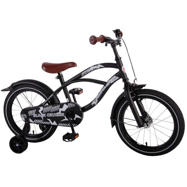 Volare Black Cruiser Kinderfiets Jongens 16 inch Zwart