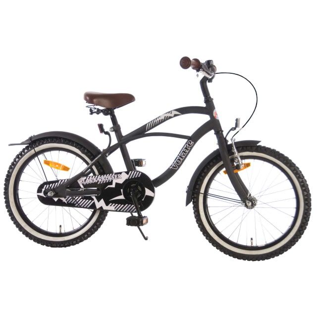Volare Black Cruiser Kinderfiets Jongens 18 inch Zwart