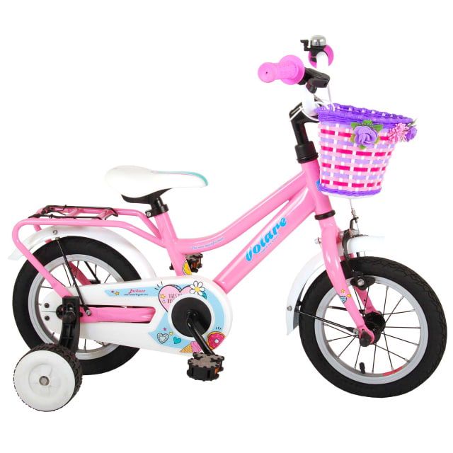 Volare Brilliant Kinderfiets Meisjes 12 inch Roze