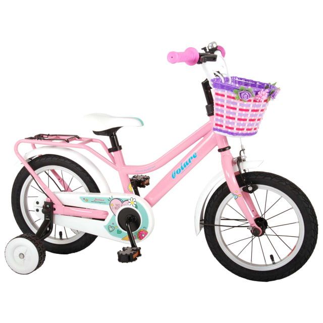 Volare Brilliant Kinderfiets Meisjes 14 inch Roze
