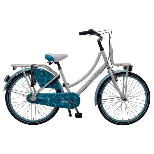 Volare Dolce 3 Versnellingen 24 inch Wit Blauw