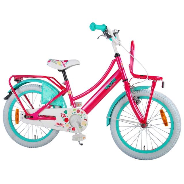 Volare Ibiza Kinderfiets Meisjes 18 inch Donkerroze