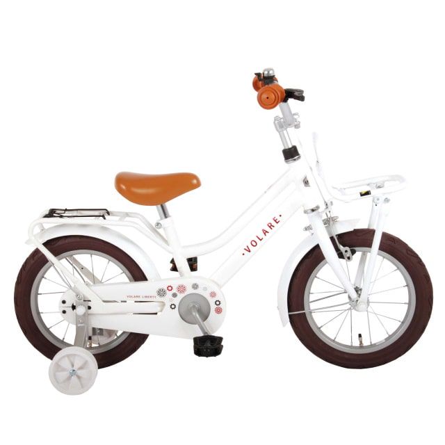 Volare Liberty Kinderfiets Meisjes 14 inch Wit