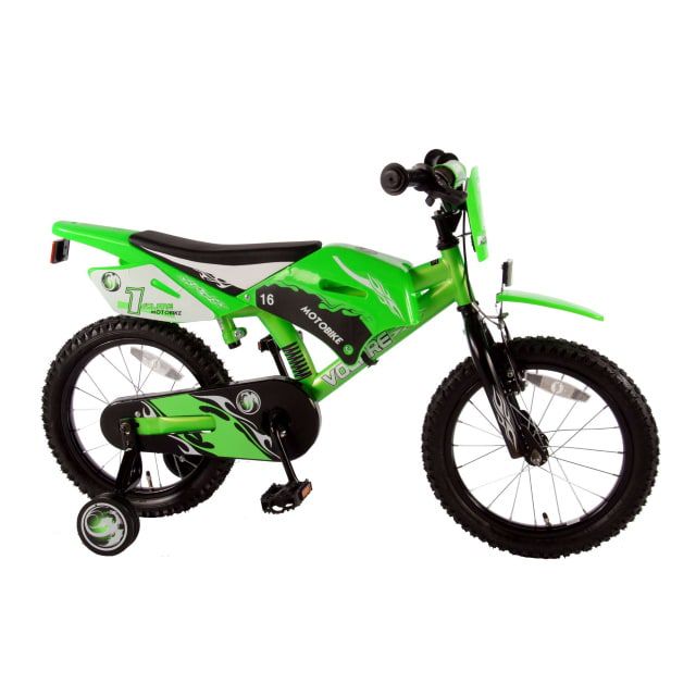 Volare Motorbike 16 inch Groen