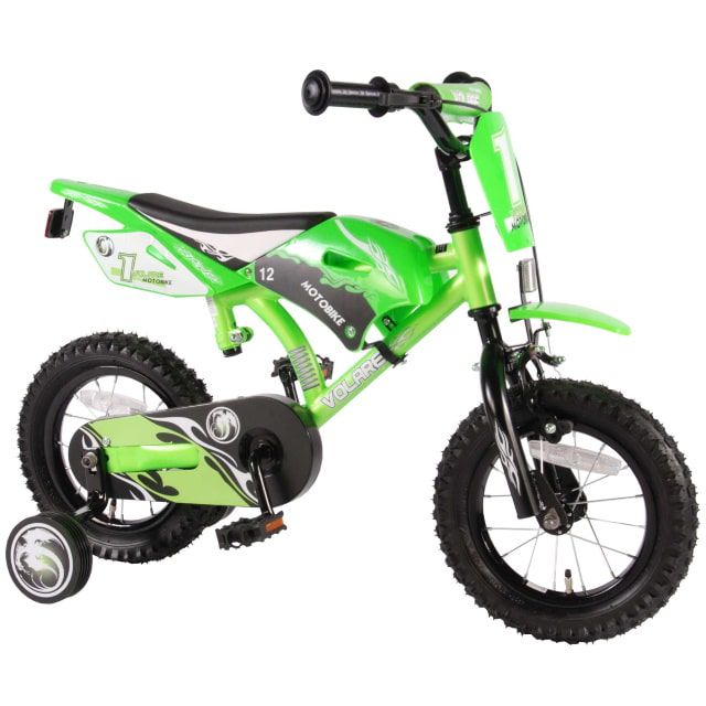 Volare Motobike Kinderfiets Jongens 12 inch Groen