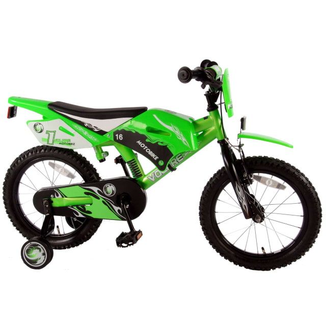 Volare Motobike Kinderfiets Jongens 16 inch Groen