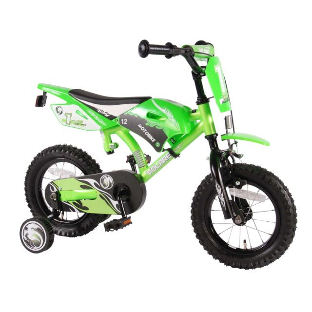 Volare Motorbike 12 inch Groen