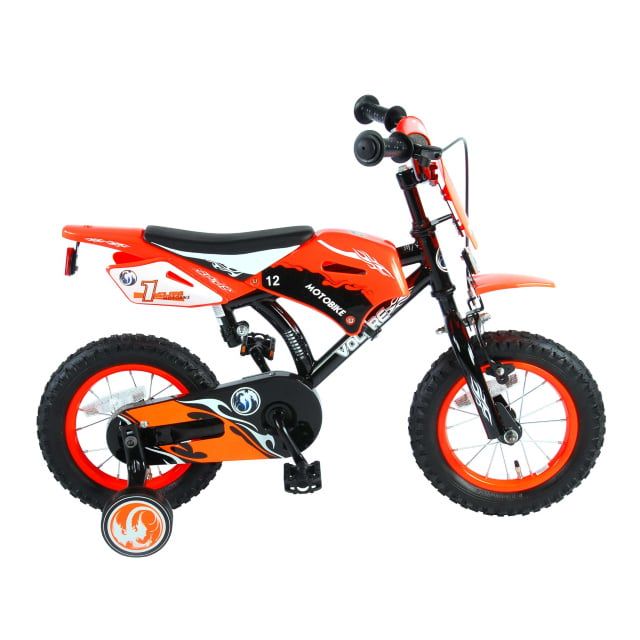 Volare Motorbike Kinderfiets Jongens 12 inch Oranje