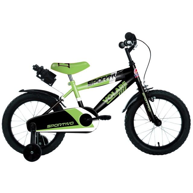 Volare Sportivo Kinderfiets Jongens 16 inch Neon Groen Zwart