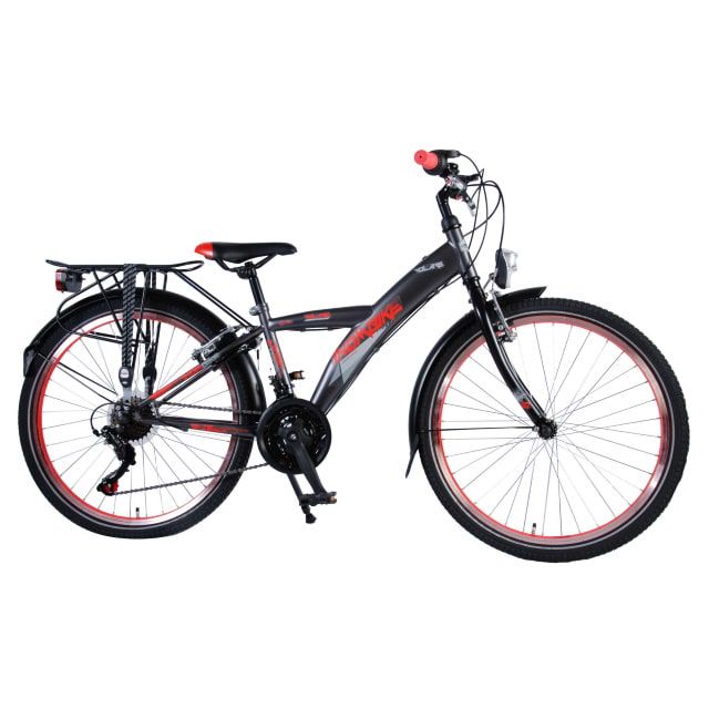 Volare Thombike City 21 Versnellingen 24 inch Grijs Rood