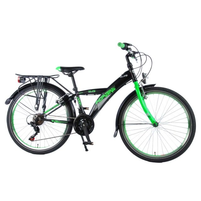 Volare Thombike City 21 Versnellingen 24 inch Zwart Groen