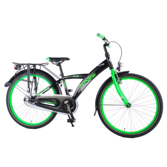 Volare Thombike City 24 inch Zwart Groen
