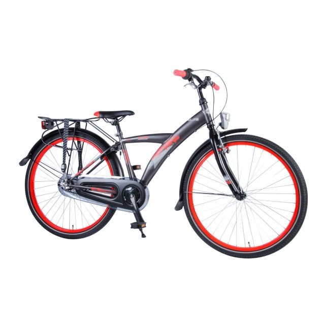 Volare Thombike City 3 Versnellingen 26 inch Zwart Rood