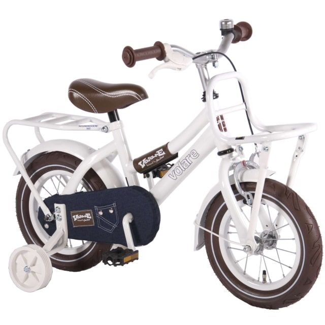 Volare Urban Jeans Kinderfiets Meisjes 12 inch Wit