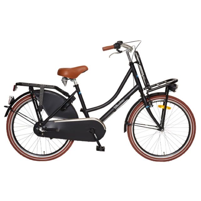 Wheelerz Daily Dutch 3 Versnellingen 24 inch Mat Zwart