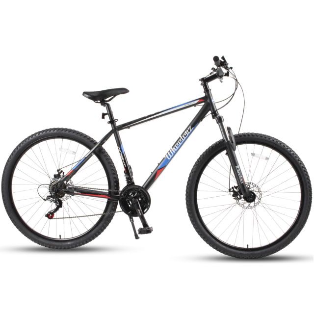Wheelerz MTB Herenfiets 21 Speed Mountainbike 29 inch Mat Zwart