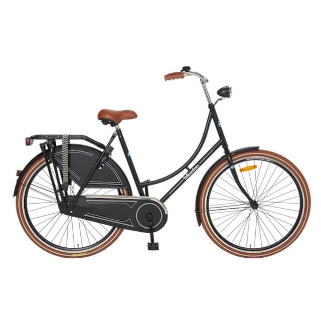 Wheelerz Omafiets 28 inch Mat Zwart