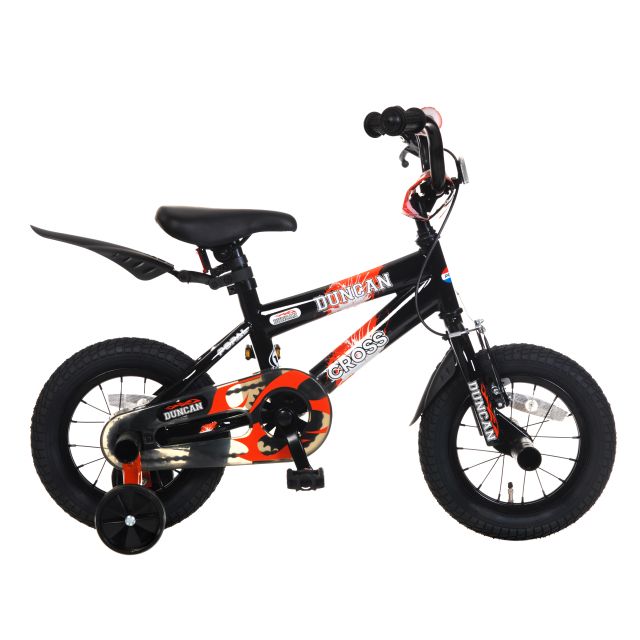 Popal Jongensfiets Duncan 12 inch Zwart