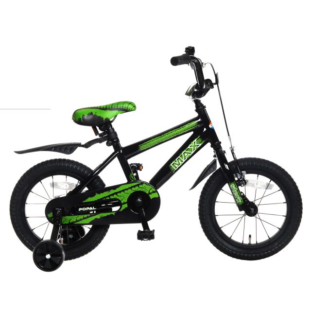 Popal Max 14 inch Jongensfiets Groen