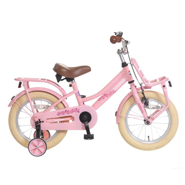 Popal Cooper 14 inch Meisjesfiets Roze