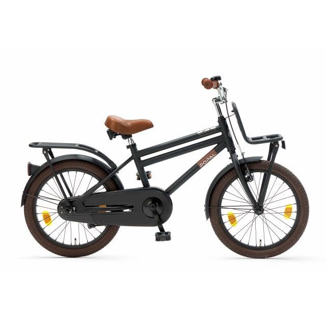 Popal Cooper 18 inch Jongensfiets Mat Zwart